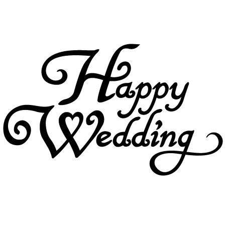 Satsuyakoさんの事例 実績 提案 Happy Wedding という文字の