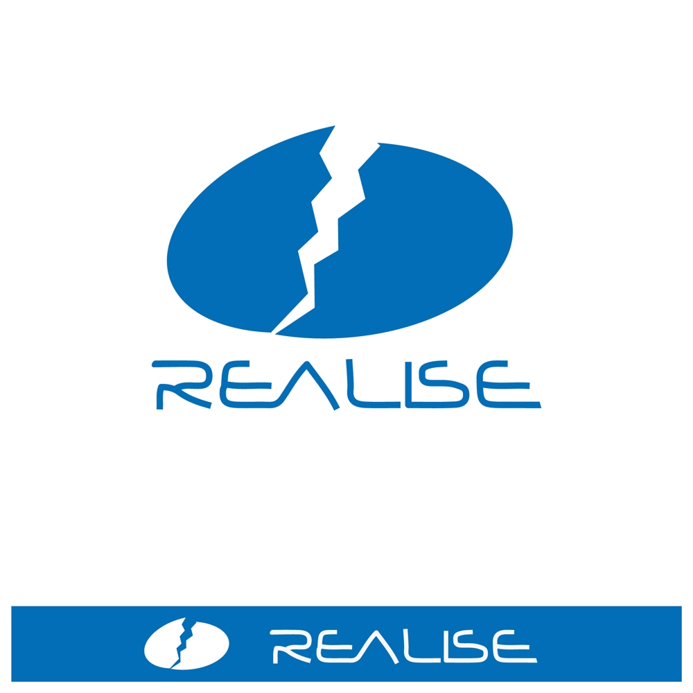 競泳水着を中心としたコスチュームブランド『REALISE』のロゴ