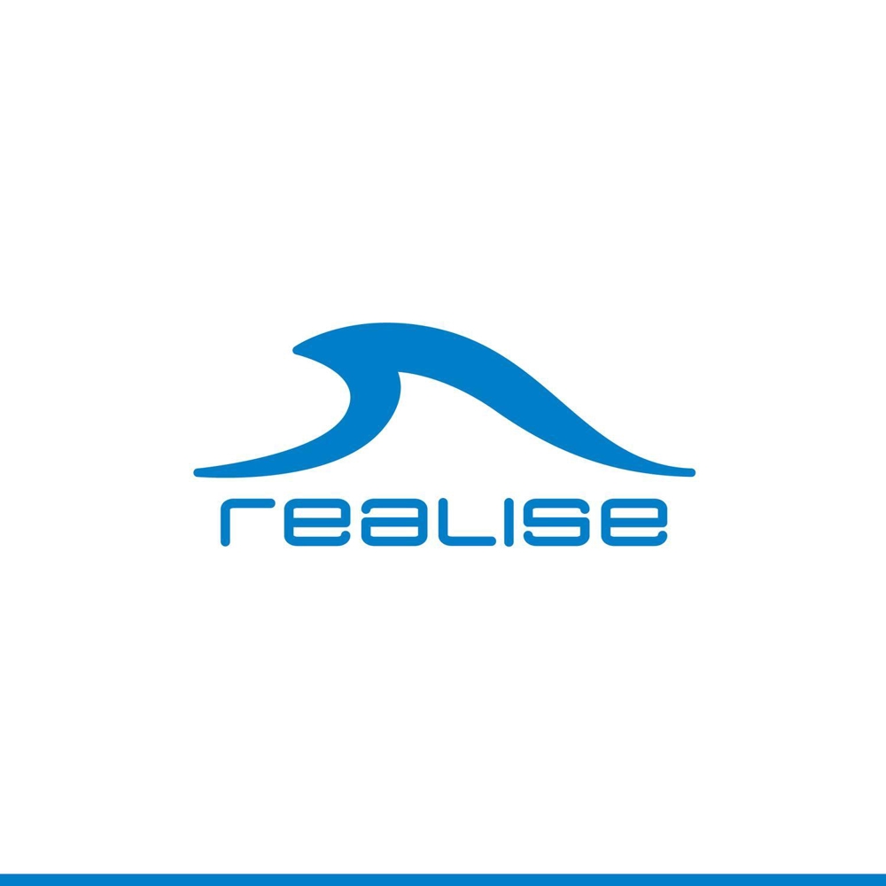 競泳水着を中心としたコスチュームブランド『REALISE』のロゴ