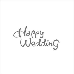 t_s_coさんの「Happy　Wedding」という文字のロゴをお願いしたい(文字のみ)への提案