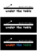 orangemint (orangemint)さんの卓球漫画「under the table」のタイトルロゴへの提案