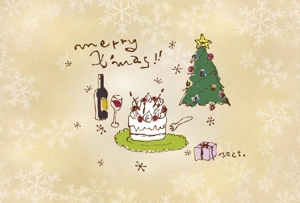 bukiyou (bukiyou)さんの2014年美容室のクリスマスカードDM　（裏）への提案