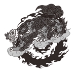 shishimaru440 (shishimaru440)さんのバイククラブのキャラクターイラスト(狛犬)への提案
