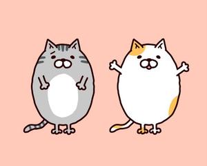 さんの猫のキャラクターデザインへの提案