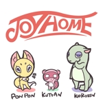 濱ミナト ()さんのジョイホーム（不動産）の動物ゆるキャラクター３匹のLINEスタンプ作成と、当社のロゴマーク作成への提案