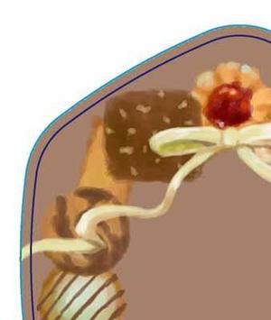 ムラモト (muramoto)さんの菓子用パッケージのホールケーキのかわいい手書き風イラストへの提案