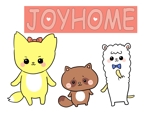 ねね子 (neneko)さんのジョイホーム（不動産）の動物ゆるキャラクター３匹のLINEスタンプ作成と、当社のロゴマーク作成への提案