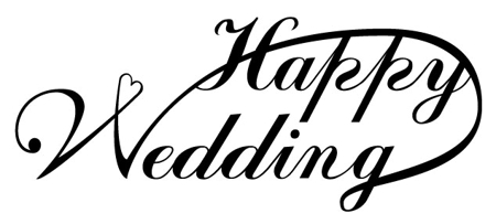 Hana 5010さんの事例 実績 提案 Happy Wedding という文字のロゴをお願いしたい 文字のみ Nishimura クラウドソーシング ランサーズ