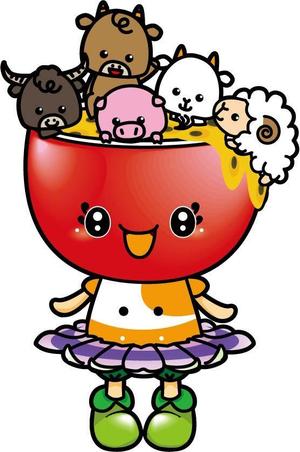 akari (la-3-i)さんの観光農園「うちなーファーム」のキャラクター「ぱっちゃん」イラストの書き起こしへの提案