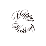 ATARI design (atari)さんの「Happy　Wedding」という文字のロゴをお願いしたい(文字のみ)への提案