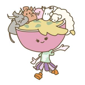 わ ()さんの観光農園「うちなーファーム」のキャラクター「ぱっちゃん」イラストの書き起こしへの提案