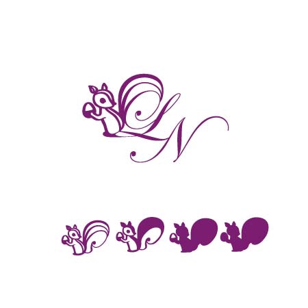 アパレルブランド Lady Nancy のロゴ アルファベット 動物のリスのデフォルメイメージ の組み合わせ の依頼 外注 ロゴ作成 デザインの仕事 副業 クラウドソーシング ランサーズ Id