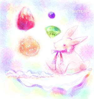 koko_asa (koko_asa)さんの菓子用パッケージのホールケーキのかわいい手書き風イラストへの提案