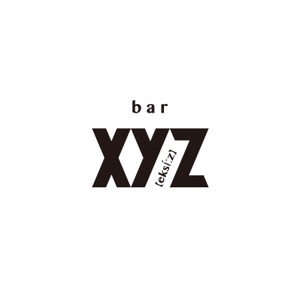 　n a c a s i　　　 (nacasi)さんのショットバー「BAR xyz」のロゴへの提案