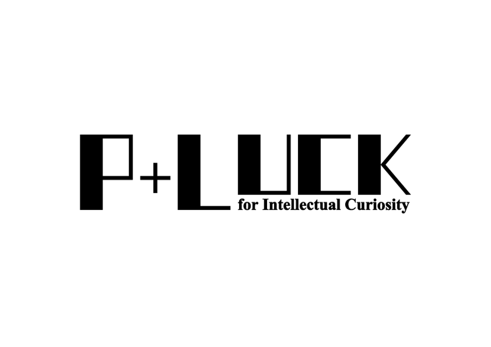 タウン情報誌「PLuck」のロゴ