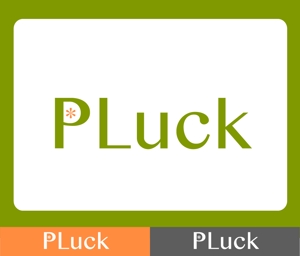 さんのタウン情報誌「PLuck」のロゴへの提案