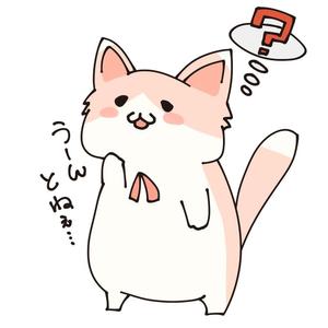 わ ()さんの猫のキャラクターデザインへの提案