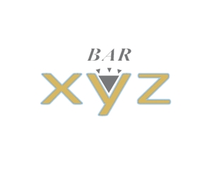 studio-air (studio-air)さんのショットバー「BAR xyz」のロゴへの提案