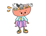 ねね子 (neneko)さんの観光農園「うちなーファーム」のキャラクター「ぱっちゃん」イラストの書き起こしへの提案