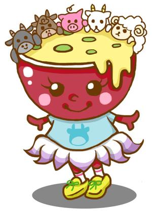 kamahiro (kama2213)さんの観光農園「うちなーファーム」のキャラクター「ぱっちゃん」イラストの書き起こしへの提案