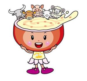 nakaco (nakaco)さんの観光農園「うちなーファーム」のキャラクター「ぱっちゃん」イラストの書き起こしへの提案