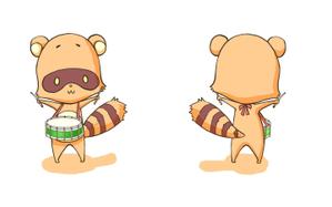 崇瀬河弥生 (takasegawa841)さんの打楽器を持ったどうぶつのキャラクターデザインへの提案