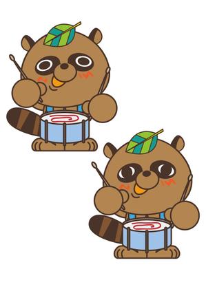 yagi0112 (dubonnet)さんの打楽器を持ったどうぶつのキャラクターデザインへの提案