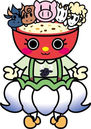 loveinko (loveinko)さんの観光農園「うちなーファーム」のキャラクター「ぱっちゃん」イラストの書き起こしへの提案