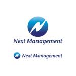 ロゴ研究所 (rogomaru)さんの記帳代行・経営アドバイザリー業務を提供する「Next Management」のロゴ（商標登録なし）への提案