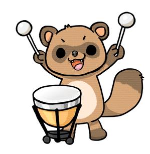 YQ2467 ()さんの打楽器を持ったどうぶつのキャラクターデザインへの提案