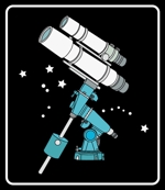 t44ichi (t44ichi)さんの天体望遠鏡のイラスト(元デザイン画像のデフォルメ)への提案