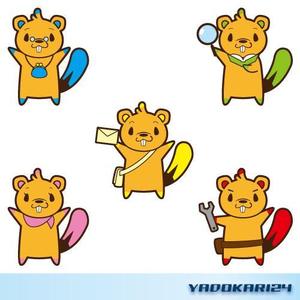YADOKARI24 (yadokari24)さんのインターネットサービスサイトの、イメージキャラクターへの提案