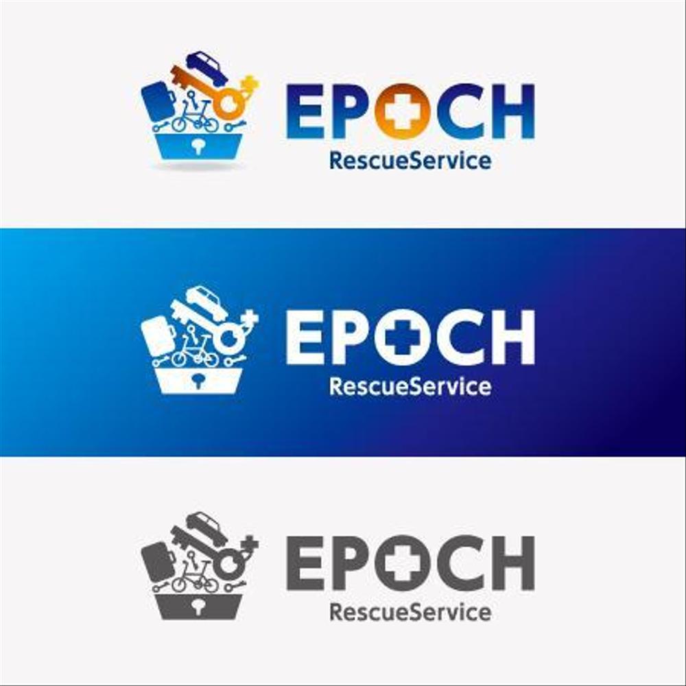鍵のトラブル緊急サービス会社　エポック　レスキューサービスのロゴ