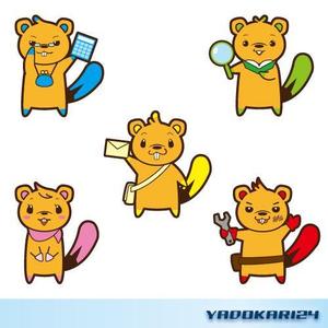 YADOKARI24 (yadokari24)さんのインターネットサービスサイトの、イメージキャラクターへの提案