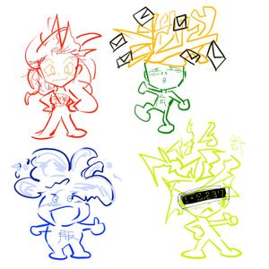 Nobuhiro Ebara (SuperLuigi)さんのインターネットサービスサイトの、イメージキャラクターへの提案