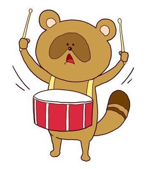 yano (ynysak)さんの打楽器を持ったどうぶつのキャラクターデザインへの提案