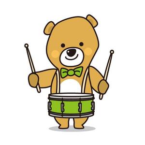 さんの打楽器を持ったどうぶつのキャラクターデザインへの提案