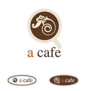kora３ (kora3)さんのカフェ「a cafe」のロゴマークへの提案