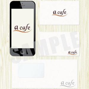 take5-design (take5-design)さんのカフェ「a cafe」のロゴマークへの提案