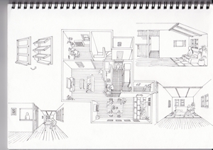 Yoshimitsu (amustaT)さんの住宅や雑貨に関するイラスト（スケッチ）の作成への提案