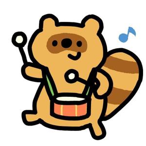 minami2525さんの打楽器を持ったどうぶつのキャラクターデザインへの提案