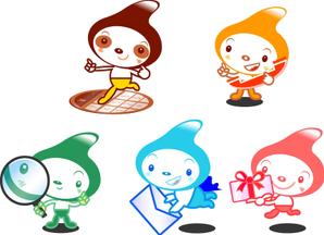 arc design (kanmai)さんのインターネットサービスサイトの、イメージキャラクターへの提案