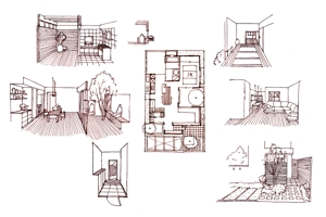 mrk_ffiz121さんの住宅や雑貨に関するイラスト（スケッチ）の作成への提案