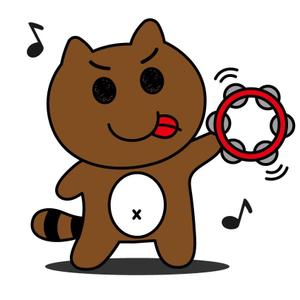 b-cat (b-cat)さんの打楽器を持ったどうぶつのキャラクターデザインへの提案