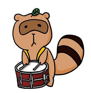 ASHINO (Ashino)さんの打楽器を持ったどうぶつのキャラクターデザインへの提案