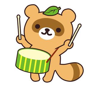 ふくだかよ(いよかん手帖) (iyokan_kayo)さんの打楽器を持ったどうぶつのキャラクターデザインへの提案