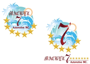 田中 (maronosuke)さんのMACKY'Z 7 Automotive INCのロゴとイラストへの提案