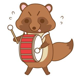 あまね (luxaeterna56)さんの打楽器を持ったどうぶつのキャラクターデザインへの提案