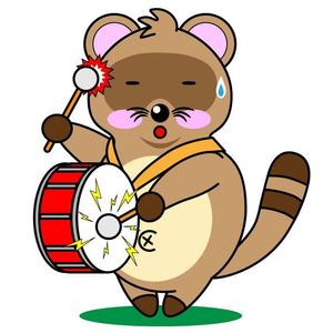 どりーむらいだー (dreamrider)さんの打楽器を持ったどうぶつのキャラクターデザインへの提案