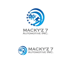 angie design (angie)さんのMACKY'Z 7 Automotive INCのロゴとイラストへの提案